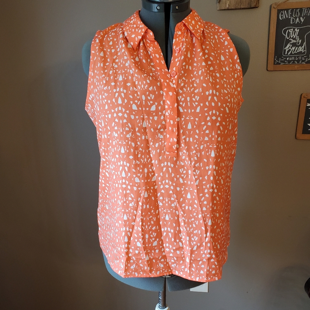 Loft sleeveless blouse